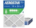 Aerostar 16x24x1 MERV 8 Air Filters - 4 Pack