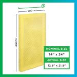 14x24 Activated Carbon Air Filter Replacement Pads