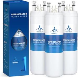 TEEHAY WF3CB Refrigerator Water Filter 3 Pack