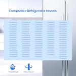 TEEHAY WF3CB Refrigerator Water Filter 3 Pack