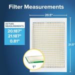 Filtrete 20.5x21.5x1 Pleated Air Filters, MPR 700