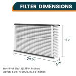 AprilAire 410 Replacement Filter, MERV-11, 2 Pack