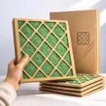 Brintho 14x20x1 MERV 1 Air Filter Pack of 4