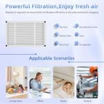 MERV 13 Trane Air Filter 2-Pack, 22.7"x20.7"x4.7