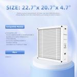 MERV 13 Trane Air Filter 2-Pack, 22.7"x20.7"x4.7