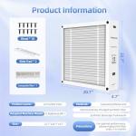 MERV 13 Trane Air Filter 2-Pack, 22.7"x20.7"x4.7