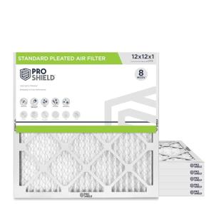 12x12x1 MERV 8 Pleated Filter Pack of 6