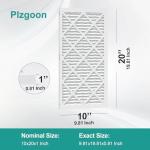10x20x1 MERV 8 Pleated Air Filters (2 Pack)