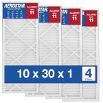 Aerostar MERV 11 Pleated Air Filter 4-Pack
