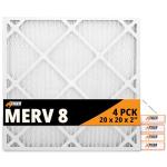 Tiger Tough 20x20x2 MERV 8 Air Filter 4-Pack