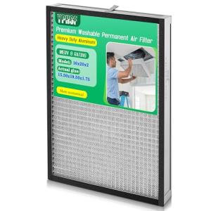 Reusable 16x20x2 Electrostatic HVAC Filter - MERV 8