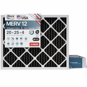 BNX TruFilter MERV 12 Carbon Air Filters 2-Pack