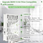 MERV 13 Air Filter - 3 Pack, Foldable Design