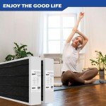 Pitymody X6675 Merv 16 Air Filter 20x25x5 Carbon Efficient Air Filter Compatible with Lennox X6675 and Lennox HCC20-28 Furnace HVAC System, Part Number HCF20-16, 2 Pack