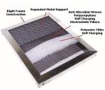 16x30x1 Lifetime Electrostatic Air Filter - 94% Arrestance