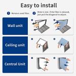 Originallife Washable HVAC Air Filter 16x16x1, 2-Pack