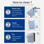 Originallife Washable HVAC Air Filter 16x16x1, 2-Pack