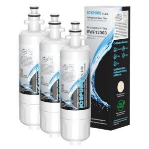 ICEPURE Plus Refrigerator Water Filter 3-Pack