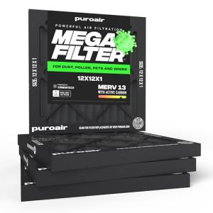 PuroAir MegaFilter MERV 13 - 12x12x1 (4-Pack)