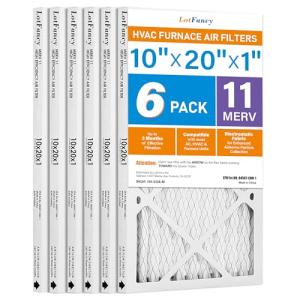 LotFancy MERV11 Pleated Air Filter 6-Pack
