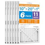 LotFancy MERV11 Pleated Air Filter 6-Pack