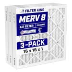 Filter King 16x18x1 MERV 8 Air Filter 3-Pack