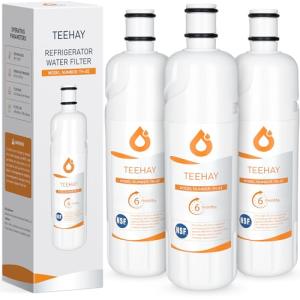 TEEHAY Water Filter 2 Pack, Fits Everydrop & Whirlpool