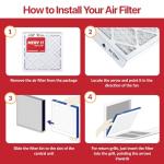 20x20x2 MERV 11 HVAC Air Filters (6-Pack)