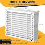DerBlue MERV 13 Furnace Filters - 2 Pack