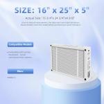 16x25x5 MERV 13 Pleated Furnace Filter 1-Pack