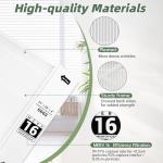 2 Pack MERV 16 Air Filter 21x26x4