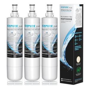 ICEPURE PLUS Refrigerator Water Filter, 3 Pack