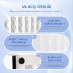 20x25x5 MERV 11 Furnace Air Filter Replacement