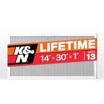 K&N 14X30X1 Washable HVAC Air Filter, Merv 13