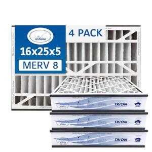 Air Bear MERV 8 Pleated HVAC Filter 4-Pack