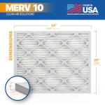 BNX TruFilter 20x24x1 MERV 10 Air Filters 6-Pack