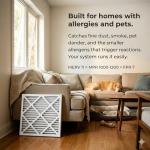 Aerostar MERV 11 Pleated Air Filters, 4 Pack