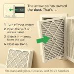 Aerostar MERV 11 Pleated Air Filters, 4 Pack