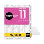 16x25x2 MERV 11 Air Filter, 2 Pack