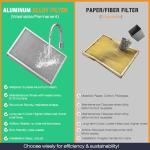 16x25x2 Washable Electrostatic HVAC Filter - MERV 8