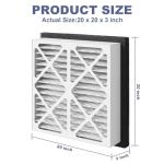 20x20x3 MERV13 Pleated Air Filter 2 Pack