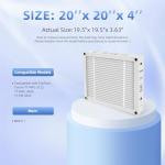 20x20x4 MERV 11 Air Filter for TopTech & Carrier