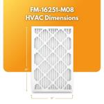 Filter-Monster 16x25x1 MERV 8 Air Filter 12-Pack