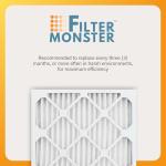 Filter-Monster 16x25x1 MERV 8 Air Filter 12-Pack