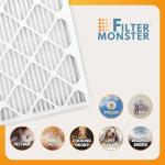 Filter-Monster 16x25x1 MERV 8 Air Filter 12-Pack