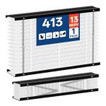 2 Pack MERV 13 Replacement Air Filters 16x25x4