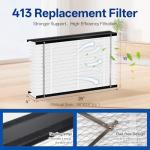 2 Pack MERV 13 Replacement Air Filters 16x25x4