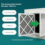 Aerostar 24x25x1 MERV 8 Pleated Air Filters