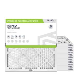 16x16x1 MERV 8 Pleated Air Filters Pack