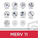 12x12x1 MERV 11 Pleated Filter Bulk Pack